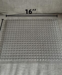 12 Pack Cat Repellent Outdoor/Indoor Scat Mat for Cats&Dogs, Keep Away Pest Plastic Mats with Spikes,16 x 13 Inches