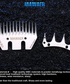 13 Tooth Pet & Livestock Shearing Replacement Blades for fit Oster, Lister, Heiniger Sheep Clippers, Detachable Animal Trimmer Shears for Grooming Goats, Lambs, Llamas, Alpacas...