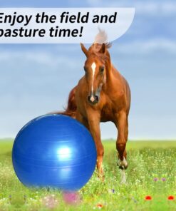 17 Inch Horse Play Balls Anti-Burst Herding Ball for Horse Mega Equine Ball for Play Training Horses Soccer Balls