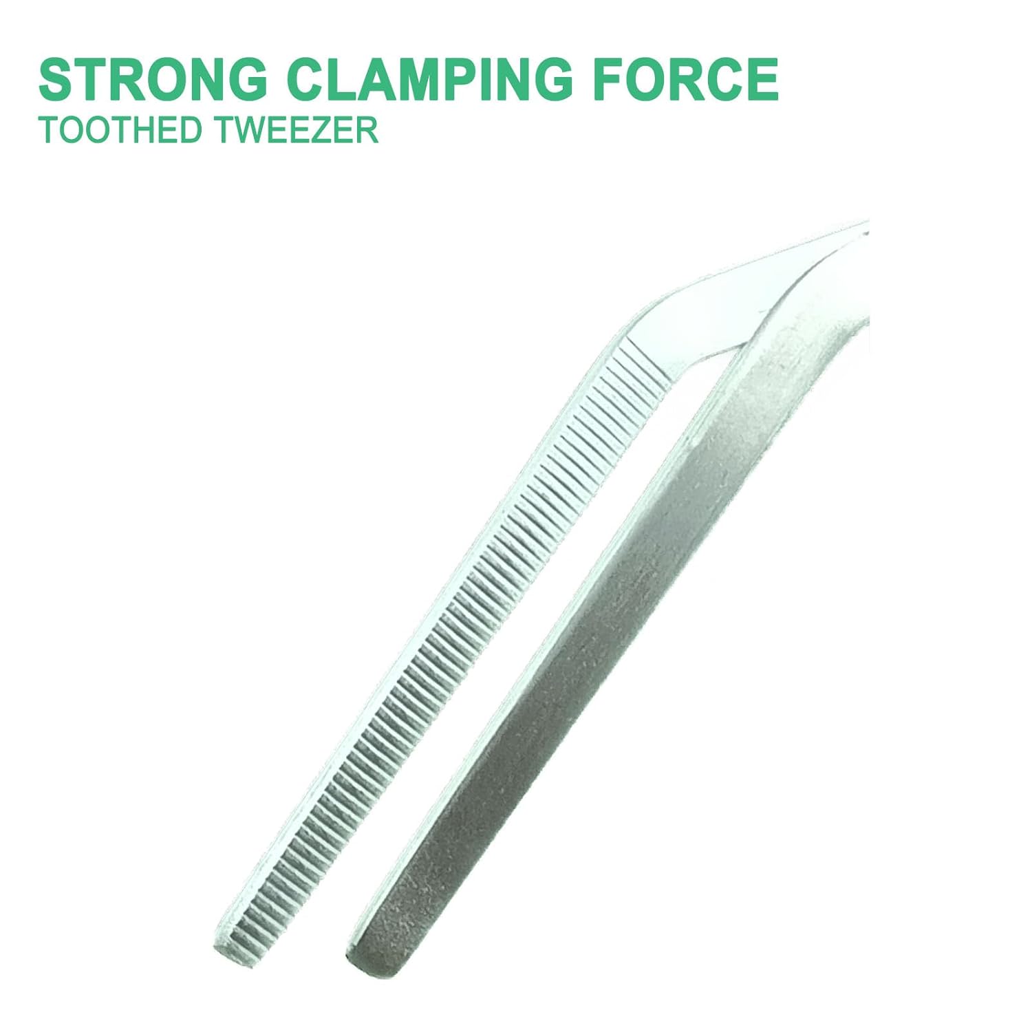 18.9 inch Aquarium Tweezers with Hanger, 2025 New Extra Long Feeding Tongs, Stainless Steel Large Aquascape Tools for Fish Tank, Terrarium, Aquascaping, Reptile Snake (Curved)