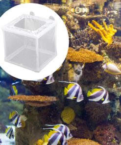 2 Pack Fish Incubator Mesh Box Aquarium, 6.3