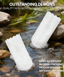 20-Pack Disposable Duck Booties with Self-Adhesive Bandages,Protective Foot Covers for Ducks & Waterfowl,Pet Care Supplies (Yellow)