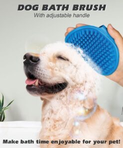 2PCS Pet Grooming Tools - Double-Sided Brush for Shedding and Bathing, Suitable for Short/Long Haired Dogs Cats and Horses, Deshedding Dog Brush, Mane & Tail Combs for Horses -...