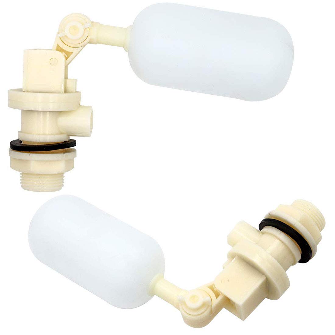 3 Pack Float Valve with Adjustable Arm Stable Water Float Valve Shut Off 1/2" Float Ball Valve for Horse Cattle Goat Pig Dog