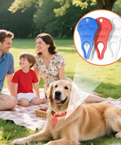 3 Pack Portable Tick Removal Tools, Tick Remover Tools for Dogs, Pets and Humans, Efficient, Safe and Reliable, Tick Key Essentials for Outdoor Activities