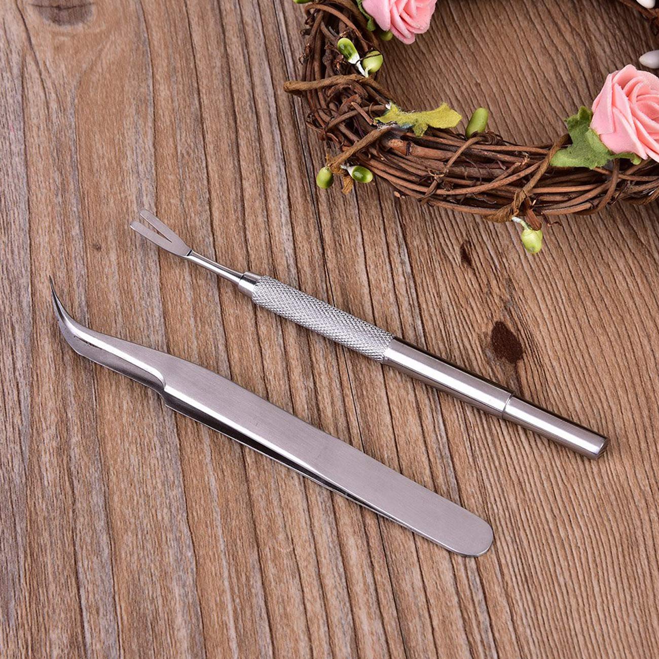 3 Pack Tick Remover Tool Set Stainless Steel Tick Remover Kit for Cats and Dogs