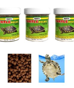 3 Pack Turtle Deluxe Food Extra Calcium Shell Protein Vitamin Aquatic Aquarium