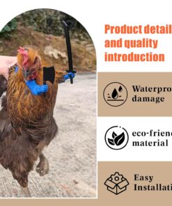 3PCS 3D Printed Chicken Arm to Put on Chickens, 16PCS Funny Chicken Hands Neck Toy Costume Accessories, Costumes for Chickens to wear