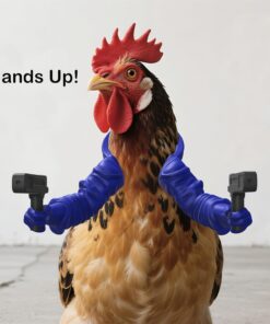 3pcs Plastic Chicken Arms to Put on Chickens, Funny Chicken Costumes with 13pcs Props, Creative Toy Accessories for Chicken Cosplay and Social Media Content