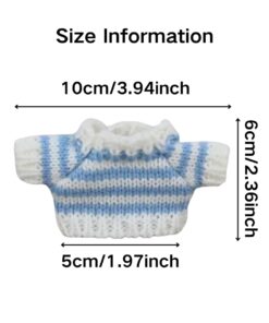 4PCS Hamster Clothes, Cute Small Animal Sweaters for Real Pets, Cute Mini Rat Holiday Costume Party Clothes, for Fun, Photos