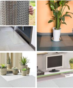 8 Pack Cat Deterrent Outdoor/Indoor Scat Mat, Pet Deterrent Training Mats, Keep Cats/Dogs Away Plastic Mats with Spikes, 12 Sq.ft, 16 x 13 Inches