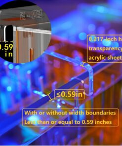 Acrylic Acclimation Box for Saltwater Fish and Reef Coral Quarantine Isolation Box for Aquarium Fish Hydroponic Plant External Breeding Box