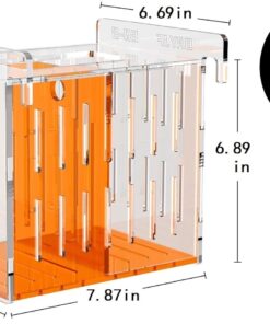 Acrylic Acclimation Box for Saltwater Fish and Reef Coral Quarantine Isolation Box for Aquarium Fish Hydroponic Plant External Breeding Box