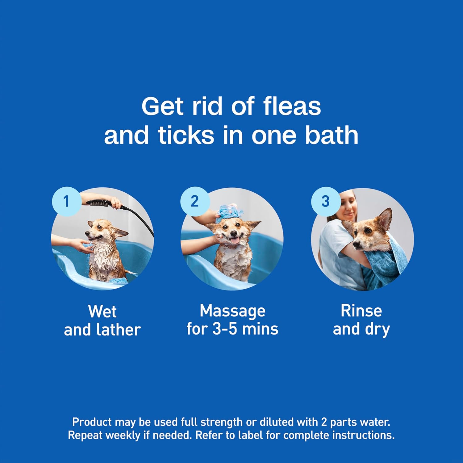 ADAMS Plus with Botanicals Flea & Tick Shampoo for Cats, Kittens, Dogs & Puppies, Flea Shampoo for Flea Infestations, Soothes & Conditions Dry Skin & Coat, Kills Fleas, Flea...