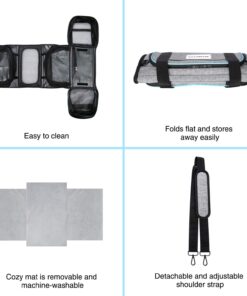 Airline Approved Pet Carrier, Large Soft Sided Pet Travel TSA Carrier 4 Sides Expandable Cat Collapsible Carriers with Removable Fleece Pad and Pockets for Cats Dogs and Small...