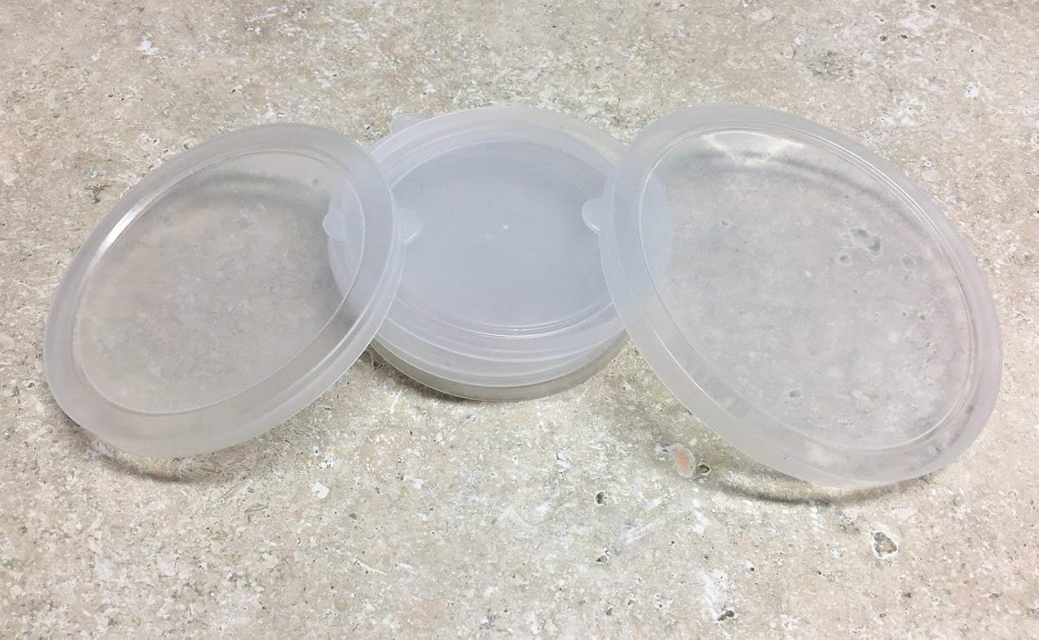 ALAZCO 6pc BPA-Free Can Covers - Large Medium & Small Plastic Tight Seal Lids For Canned Goods or Pet Dog Cat Food Saver Reusable