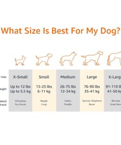Amazon Basics Cooling Breathable Elevated Dog Bed with Metal Frame for Large Dogs, 51