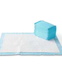 Amazon Basics Super Absorbent Dog and Puppy Potty Pads, Leak-Proof 5-Layer Design with Quick-Dry Surface for Housebreaking, Heavy Duty Absorbency, X-Large, 28 x 34 Inch, Blue &...