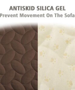 Ameritex Pet Bed Cover Dog Bed Blanket for Sofa and Furniture Waterproof New Pattern Design (30x70 Inch, Chocolate)
