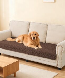 Ameritex Pet Bed Cover Dog Bed Blanket for Sofa and Furniture Waterproof New Pattern Design (30x70 Inch, Chocolate)