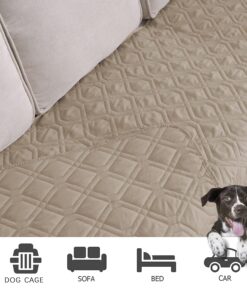 Ameritex Waterproof Blanket Reversible Dog Bed Cover Pet Blanket for Furniture Bed Couch Sofa