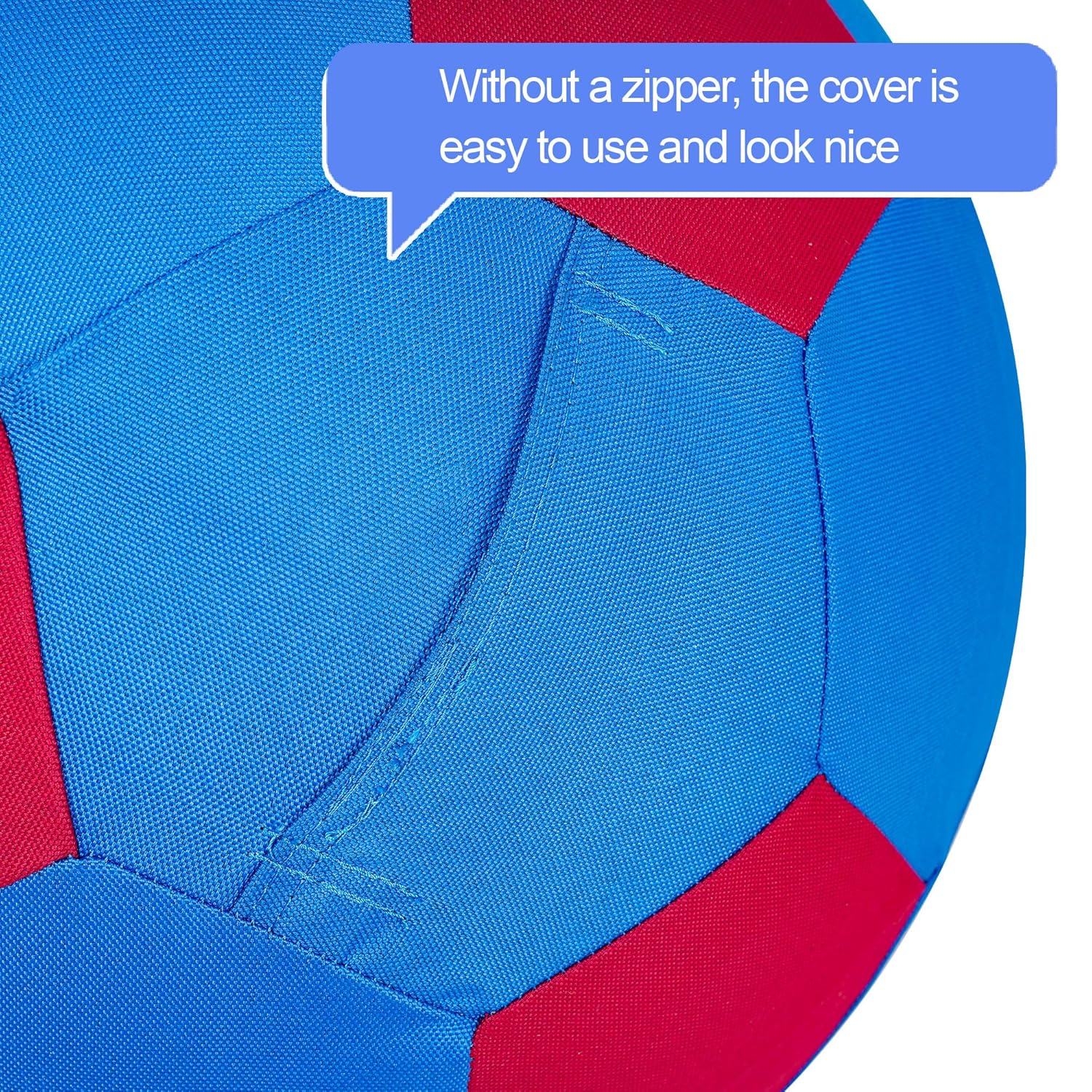 ANC POP Herding Ball for Dogs & Horses - 20" Ball with Hand Pump - Blue & Red