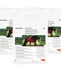 Animalintex Hoof Poultice Pads for Horses - 3 Per Pack, 3M Equine Poultice for Abscess Wounds and Hoof-Treatment - Pre Cut Hoof-Shape