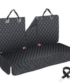 ANOSOSPECIAL Dog Car Seat Cover for Back Seat Cover for Kids,Non Stick Fur Rear Seat Protector for Pet,Nonslip Waterproof Universal Fit Interior Backseat Covers for Auto Van SUV...