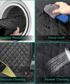 ANOSOSPECIAL Dog Car Seat Cover for Back Seat Cover,Non Stick Fur Rear Seat Protector for Pet,Nonslip Waterproof Durable Universal Fit Interior Backseat Covers for Auto Van SUV