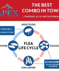Apex Plus Flea and Tick Prevention for Dogs | X-Large (89-132 lbs) | 3-Month Supply | Dog Flea and Tick Treatment | 24-Hour Activation, Waterproof, 30-Day Protection