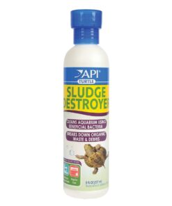 API TURTLE SLUDGE DESTROYER Aquarium Cleaner and Sludge Remover Treatment 8-Ounce Bottle