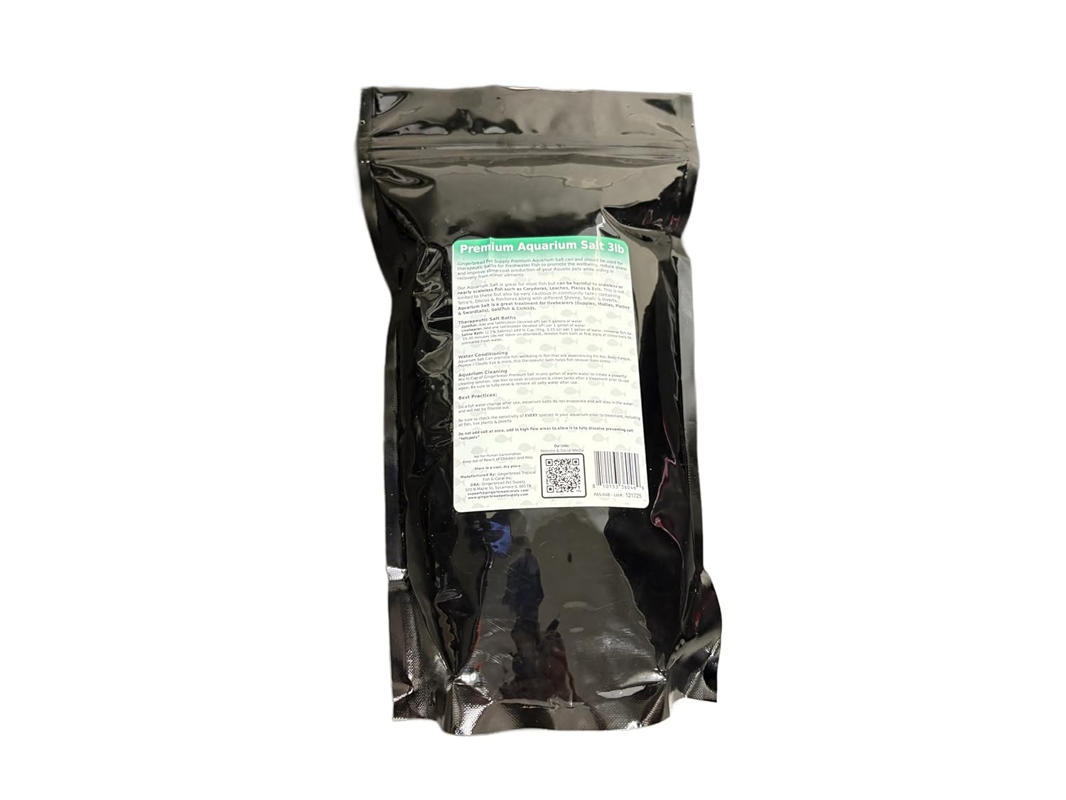 Aquarium Salt Treatment for Freshwater Fish (3 Lb)