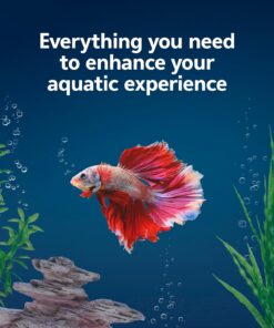 Aqueon LED MiniBow Small Aquarium Fish Tank Kit with SmartClean Technology, Black, 5 Gallon