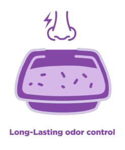 Arm & Hammer Forever Fresh Clumping Cat Litter Lavender, MultiCat Cat Litter Odor Control 18lb With 20% More Lavender Freshness, With Essential Oils