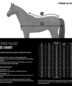 Back on Track Royal Mesh Sheet for Horses 2214 Welltex Technology, Green, 75