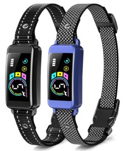 Bark Collar, 2 Pack Smart Dog Bark Collar for Large Medium Small Dogs, Anti Barking Device for Dogs Training Collar with Beep Vibration Harmless Shock, 5 Adjustable Sensitivity...
