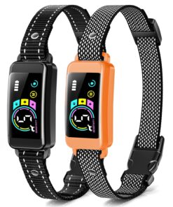 Bark Collar, 2 Pack Smart Dog Bark Collar for Large Medium Small Dogs, Anti Barking Device for Dogs Training Collar with Beep Vibration Harmless Shock, 5 Adjustable Sensitivity...
