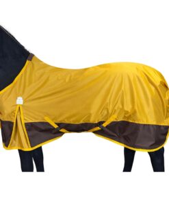 BARN & STABLE 420D Ripstop Lightweight Horse Turnout Sheet, No Fill, Water-Resistant & Breathable Horse Blanket for Spring and Mild Weather, with Anti-Rub Fleece Withers