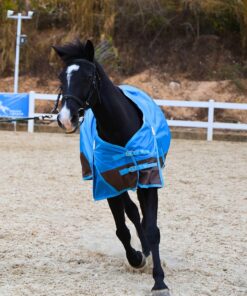 BARN & STABLE 420D Ripstop Lightweight Horse Turnout Sheet, No Fill, Water-Resistant & Breathable Horse Blanket for Spring and Mild Weather, with Anti-Rub Fleece Withers