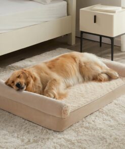 BFPETHOME Dog Beds for Large Dogs, Orthopedic Dog Bed for Medium Large Dogs,Big Waterproof Couch Dog Pet Bed with Removable Washable Cover