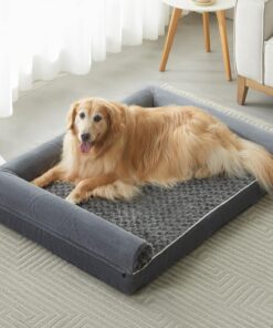 BFPETHOME Dog Beds for Large Dogs, Orthopedic Dog Bed for Medium Large Dogs,Big Waterproof Couch Dog Pet Bed with Removable Washable Cover