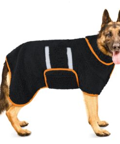 Bienbee Dog Bathrobe, Quick Drying Super Absorbent Pet Robes for Small Medium Large Dogs, Drying Coat for After Bath & Swim, Warm & Cozy Dogs Towels, Dog Puppy Bath Supplies,...