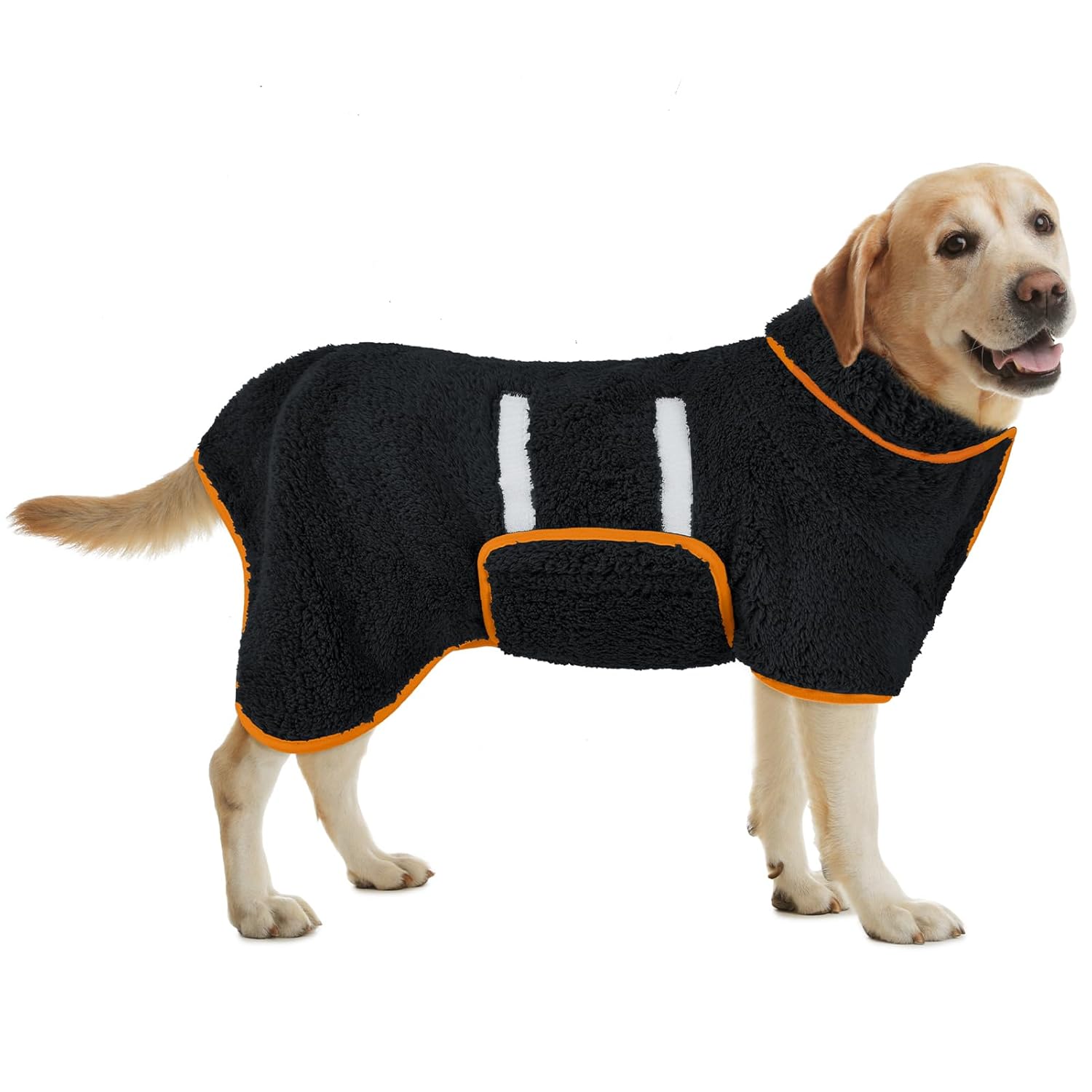 Bienbee Dog Bathrobe, Quick Drying Super Absorbent Pet Robes for Small Medium Large Dogs, Drying Coat for After Bath & Swim, Warm & Cozy Dogs Towels, Dog Puppy Bath Supplies,...