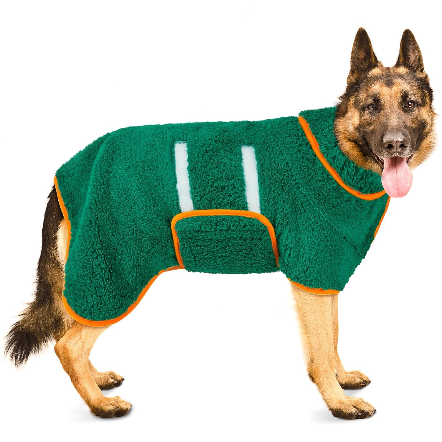 Bienbee Dog Bathrobe, Quick Drying Super Absorbent Pet Robes for Small Medium Large Dogs, Drying Coat for After Bath & Swim, Warm & Cozy Dogs Towels, Dog Puppy Bath Supplies,...