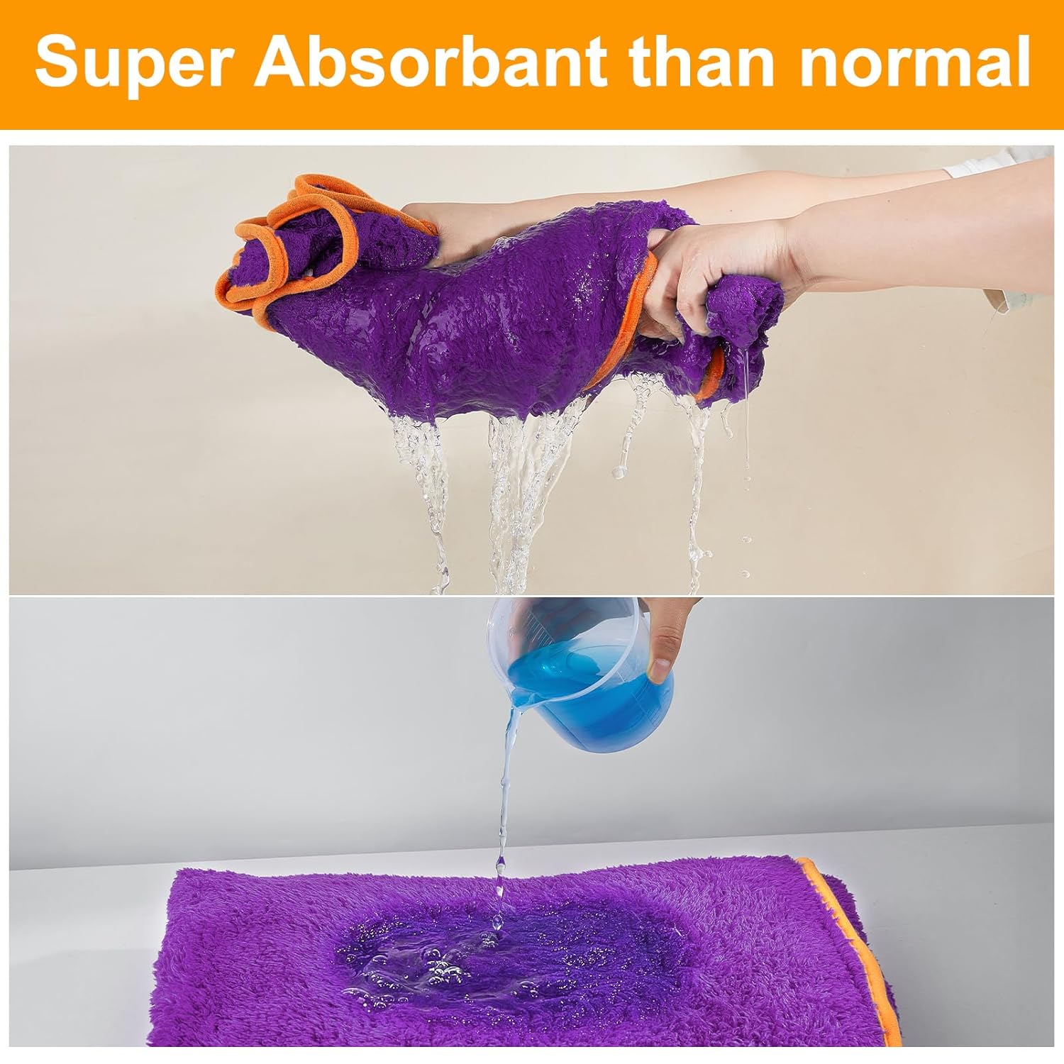 Bienbee Dog Bathrobe, Quick Drying Super Absorbent Pet Robes for Small Medium Large Dogs, Drying Coat for After Bath & Swim, Warm & Cozy Dogs Towels, Dog Puppy Bath Supplies,...