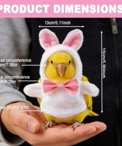 Bird Clothes, Bird Sweater, Pet Bird Outfit, for Budgerigar Parakeet Cockatiel Sun Conure Finch Budgie Parrots African Greys, Small Animals Apparel