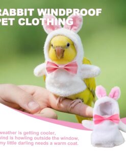 Bird Clothes, Bird Sweater, Pet Bird Outfit, for Budgerigar Parakeet Cockatiel Sun Conure Finch Budgie Parrots African Greys, Small Animals Apparel