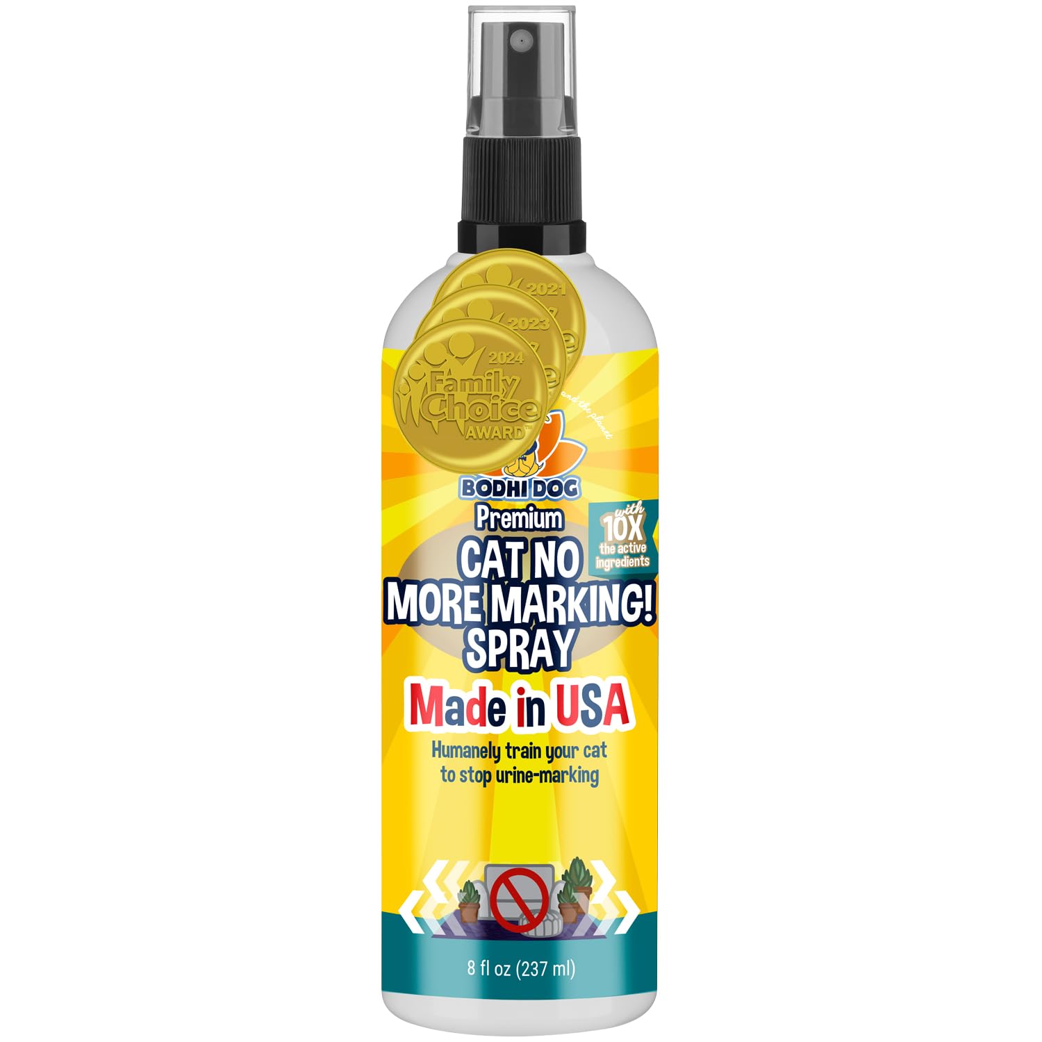 Bodhi Dog 3-in-1 Cat & Kitten Training Aid - Cat Deterrent Spray for Indoor and Outdoor Use - Repellent to Establish Boundaries, Keep Cats Off Furniture, Protect Rugs & Plants -...