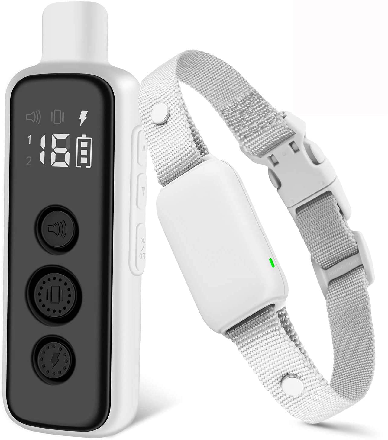 Bousnic Shock Collar for Dogs - Waterproof Rechargeable Dog Electric Training Collar with Remote for Small Medium Large Dogs with Beep, Vibration, Safe Shock Modes (8-120 Lbs)...