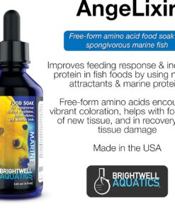 Brightwell Aquatics Angelixir - Free-Form Amino Acid Food Soak for Spongivorous Marine Fishes, 250ml